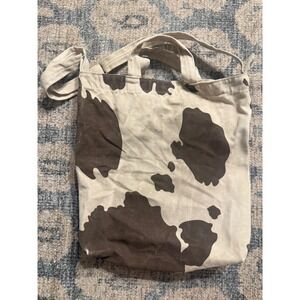 Baggu Canvas Duck Bag Cow Print Good Condition